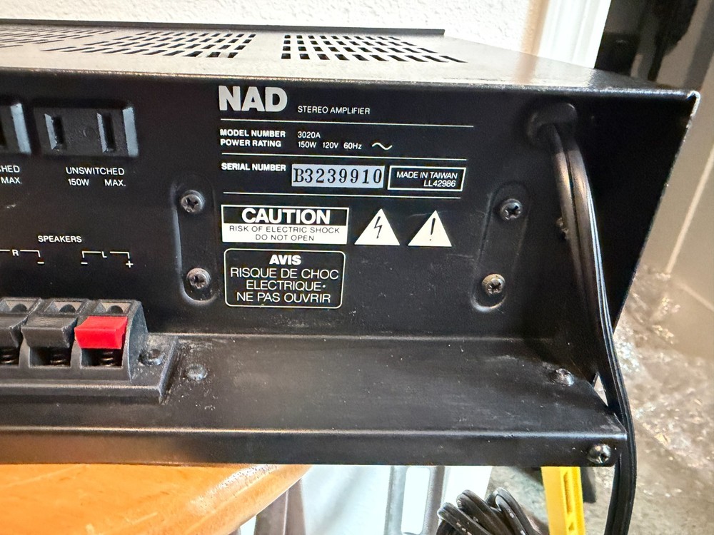 NAD 3020A Tested and Working read description