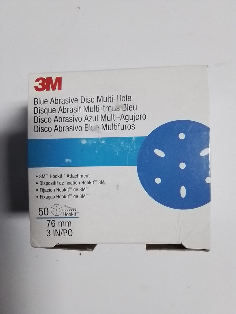 3M 36150 Multi-Hole Hook & Loop 320 Grit 3 in. Sanding Disc (50/Pack)
