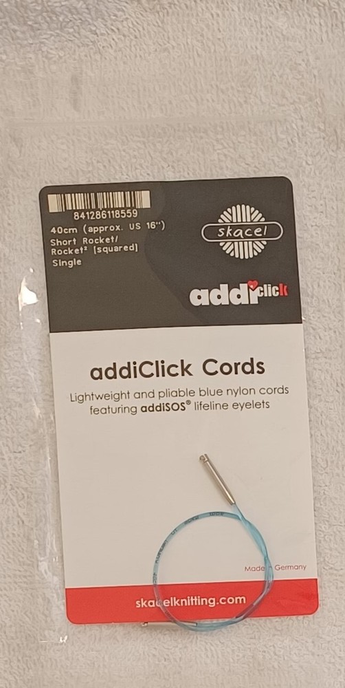 AddiClick Cords - Short Rocket/ Rocket2 [squared] 16"-60"