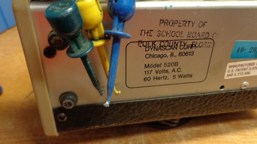 Vintage BK Precision 520B Transistor Tester