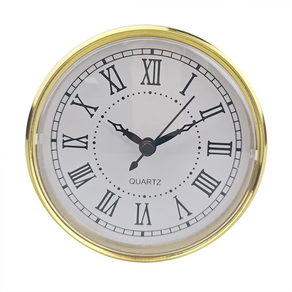 Classic Aesthetic Gold Bezel Clock Exquisite Craftsmanship Craft Projects