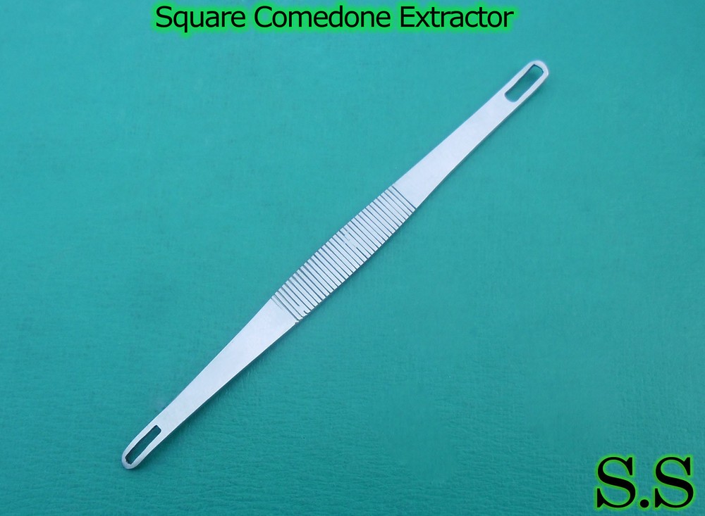 Square Comedone Extractor Blackhead Pimple Tool 4 PIECE