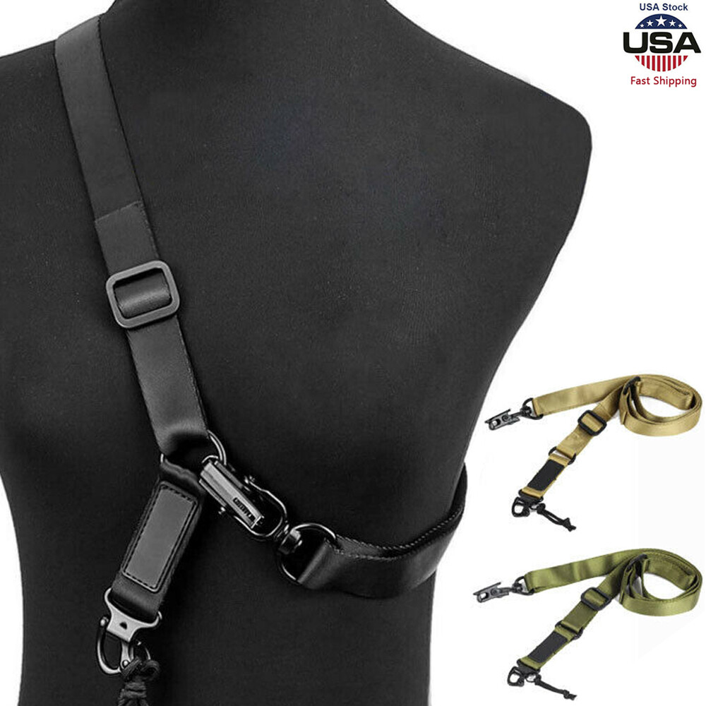 Tactical Gun Sling 2 Point Metal Gun Strap Airsoft Shooting Hunting Accessories