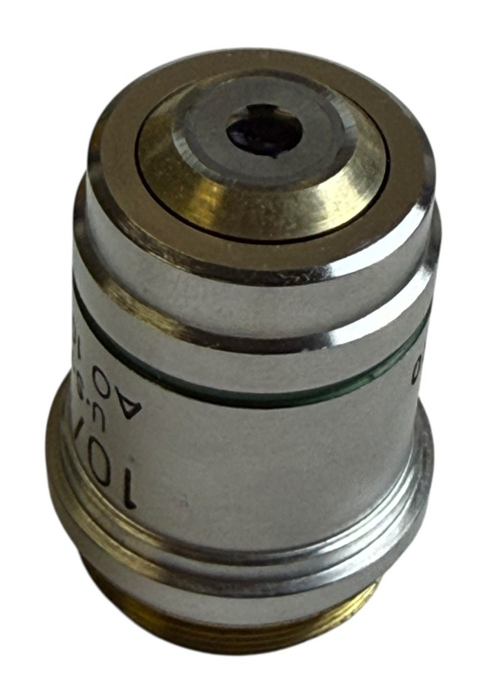 Microscope Objective AO PLAN ACHRO 10/.25 infinity Cat. 1021 USA