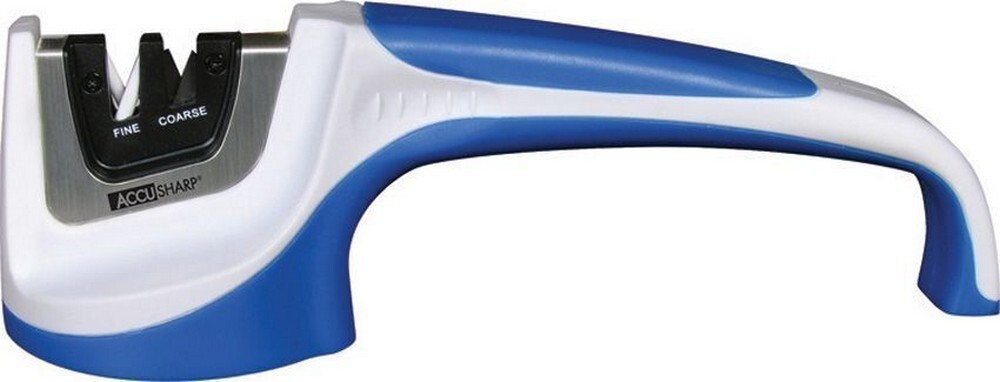 AccuSharp Classic Pull-Through Knife Sharpener White & Blue Fine & Coarse - 036C