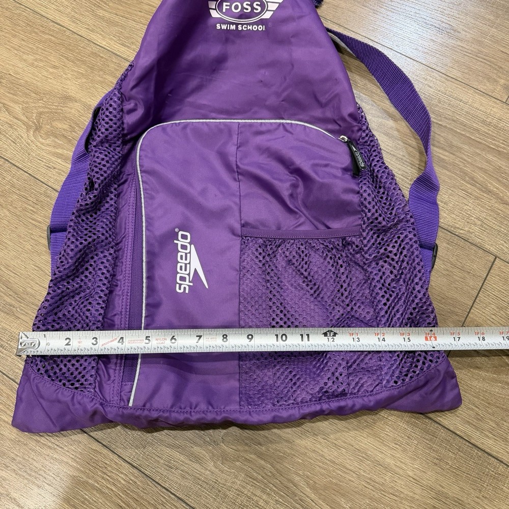 speedo swimming Mesh Backpack Purple