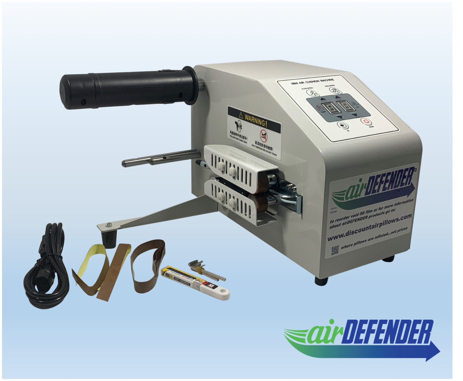 airINFINITY II Air Cushion Machine for inflating air cushion void fill