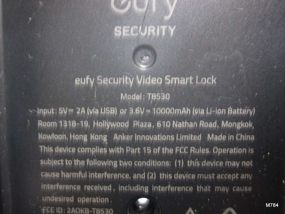 eufy Security Video Smart Lock | Model: T8530 | Door Lock ONLY WITHOUT DEADBOLT