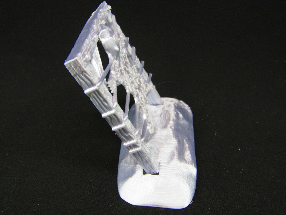 Bear Hide Tanning Mount Scatter Terrain Scenery 3D Printed Mini Miniature Model