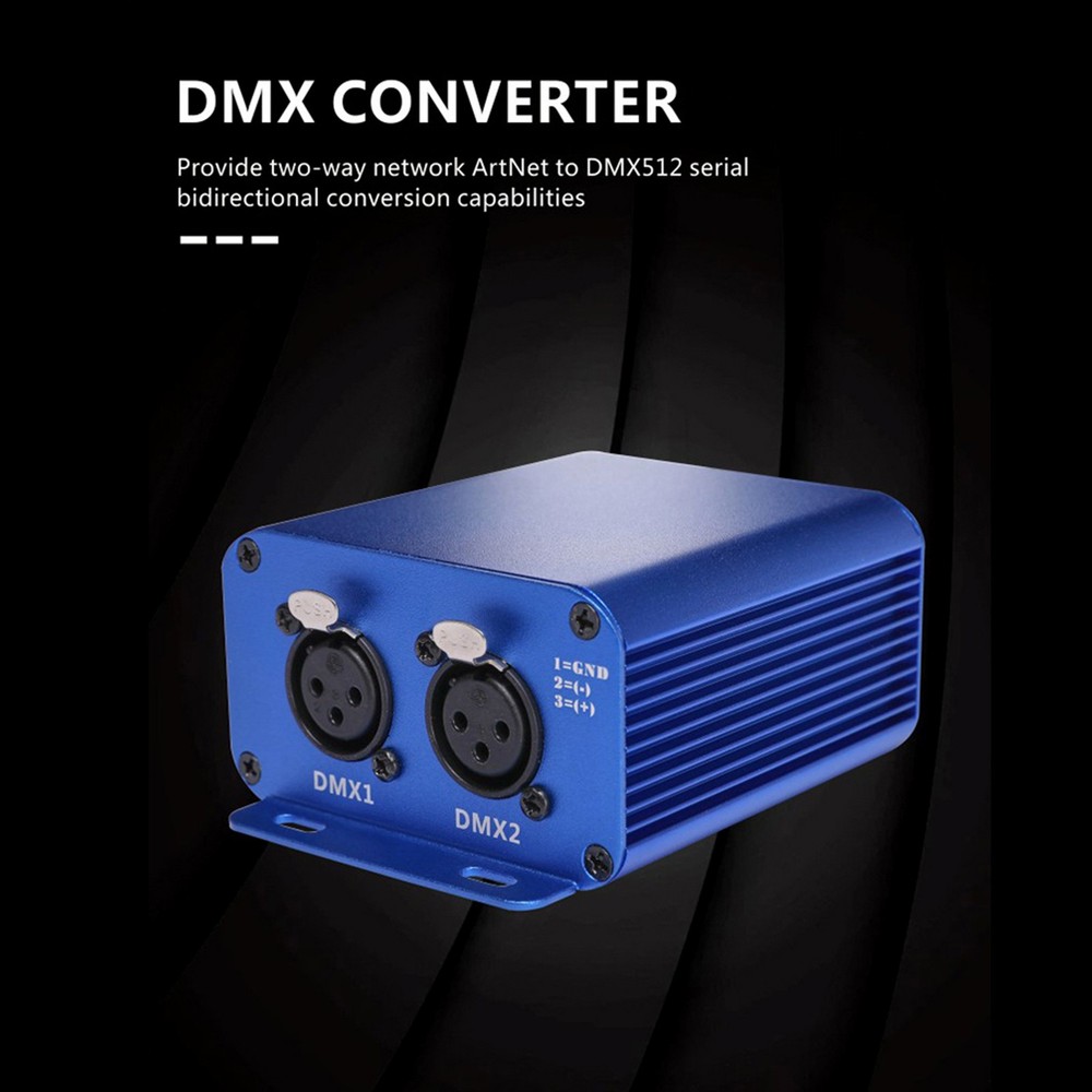 ArtNet To DMX Controller Bi-directional ArtNet DMX Ethernet Lighting Controller