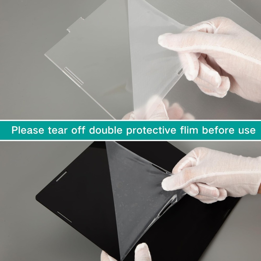 Clear Self-Assembly Acrylic Display Case Transparent Dust Proof Pro... Fast Ship