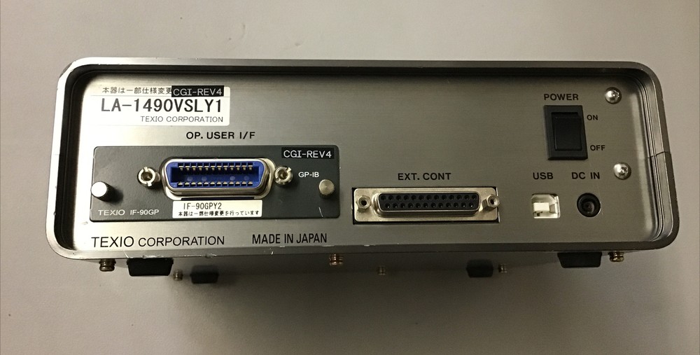 TEXIO LA-1490 real-time analyzer R2