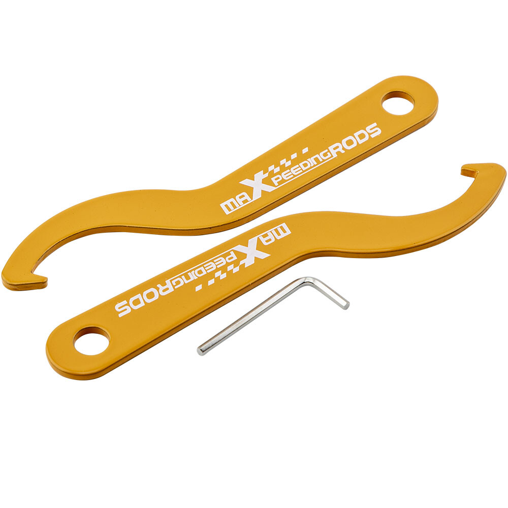 COILOVER ADJUSTMENT WRENCH SUSPENSION SPANNERS TOOL GOLD