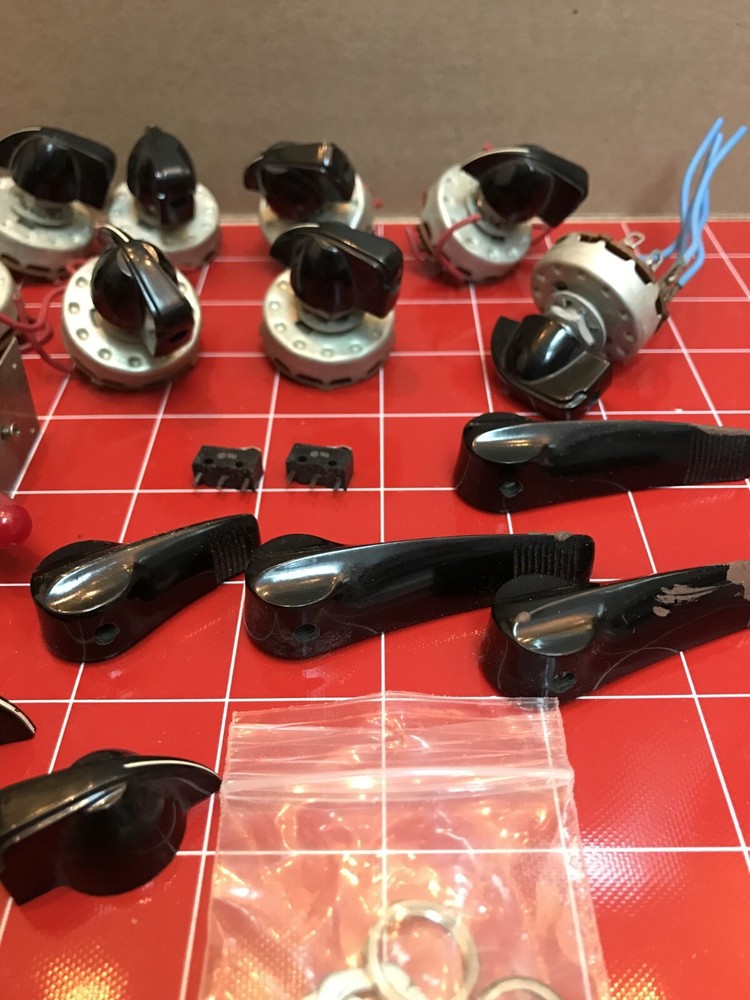 5 Position Rotary Switches Plastic Knobs 250 ohm 5w Pot