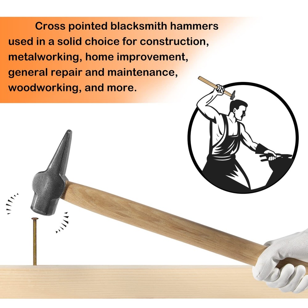 Blacksmith Forging Tool Hammer Eye Punch Top Tools Used with a Striker