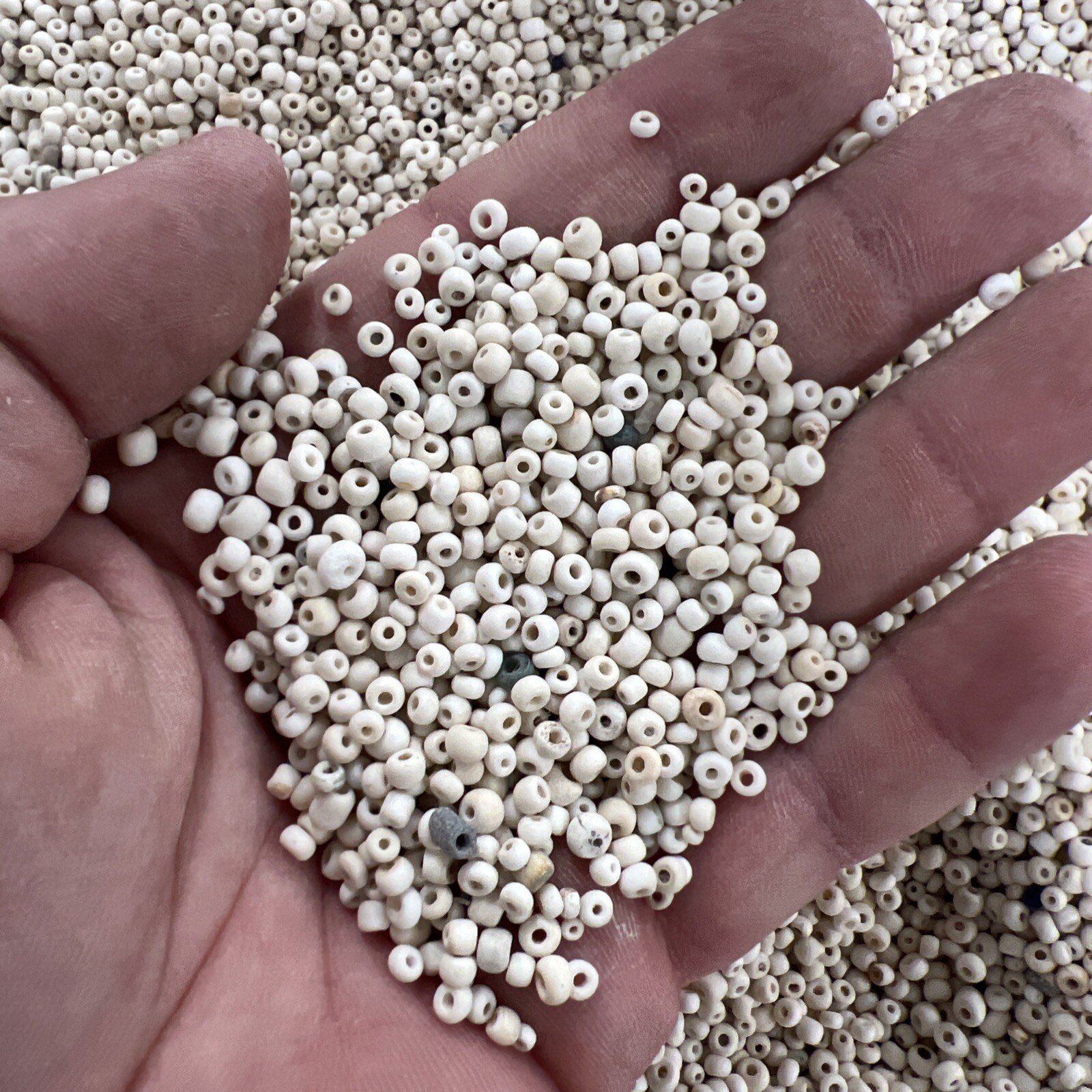 (25) Original Native American Indian Trade Beads Ancient Artifacts Pre 1600's