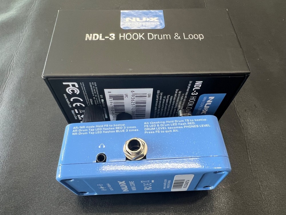 NuX NDL-3 Hook Drum & Loop Looper Pedal New!