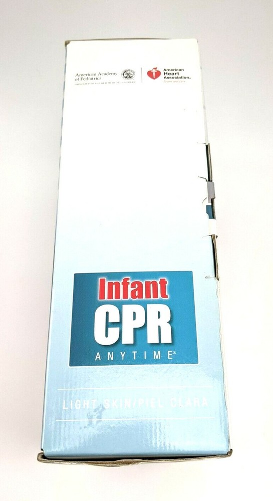 Infant CPR Anytime Learning Tech Mini Baby Trainer & DVD NEW