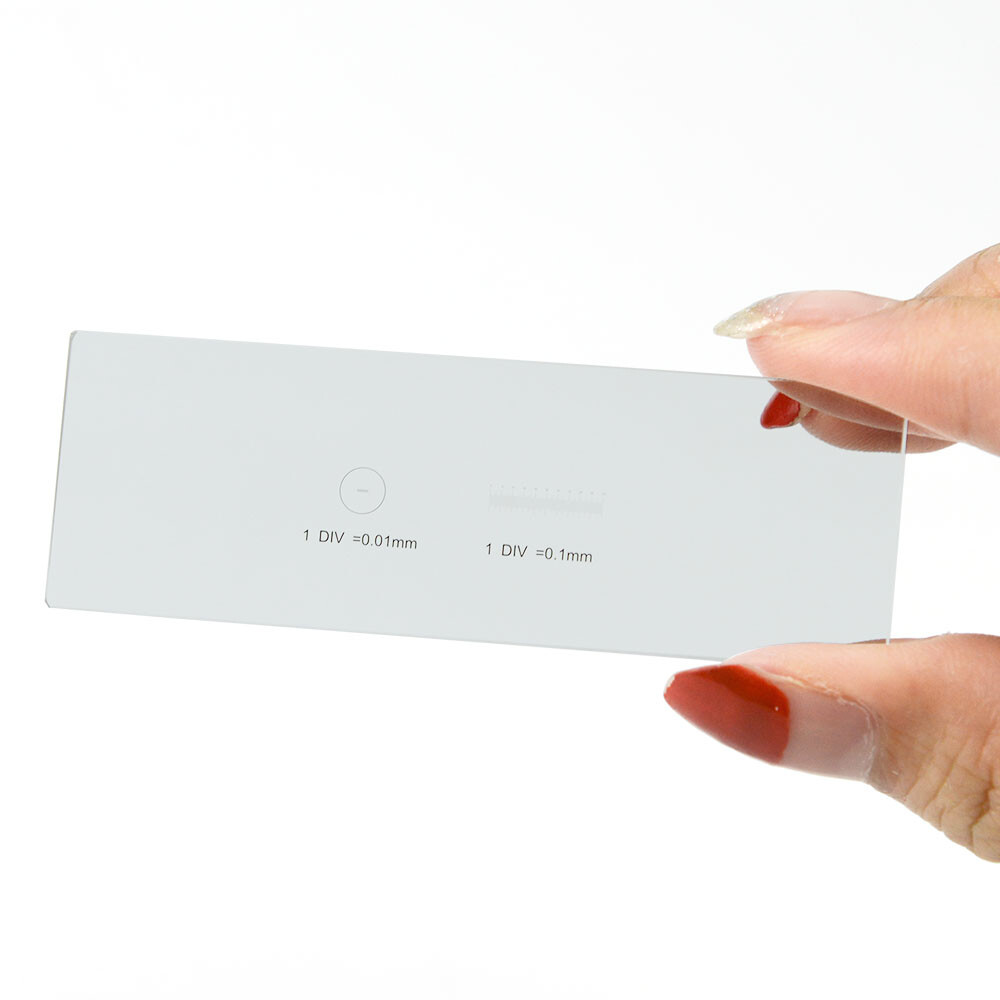 0.1mm 0.01mm Microscope Stage Micrometer Calibration Slide Graduated Scale Slide
