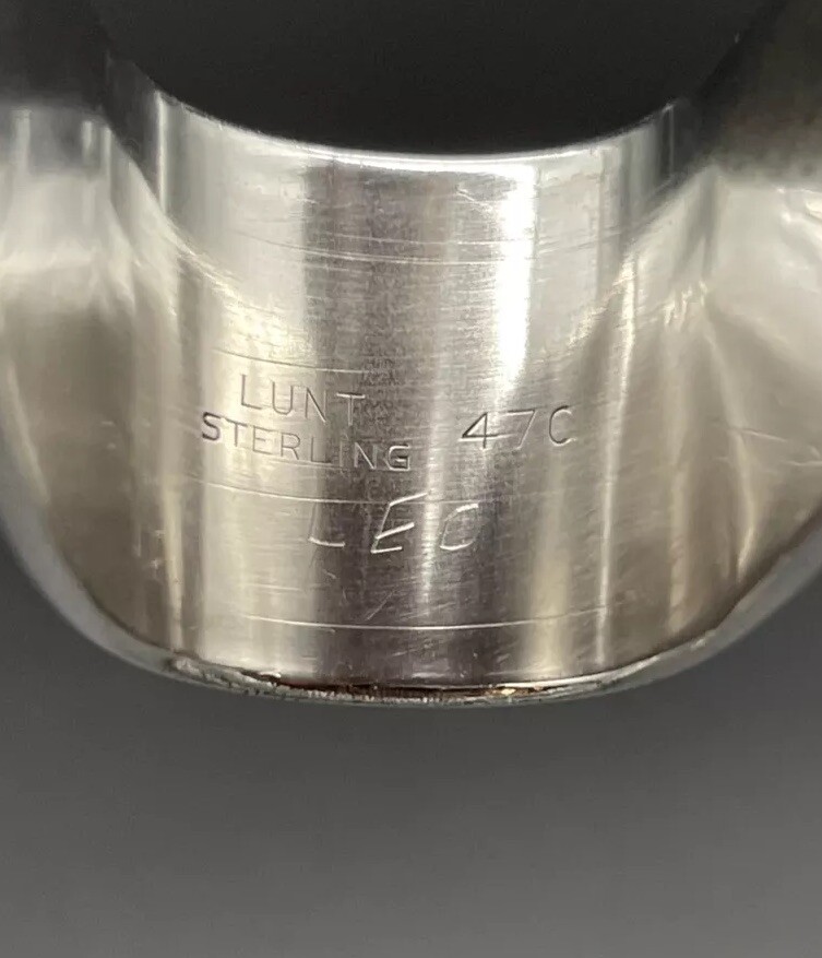 Lunt Sterling Silver Napkin Ring Engraved Name “Gerald”