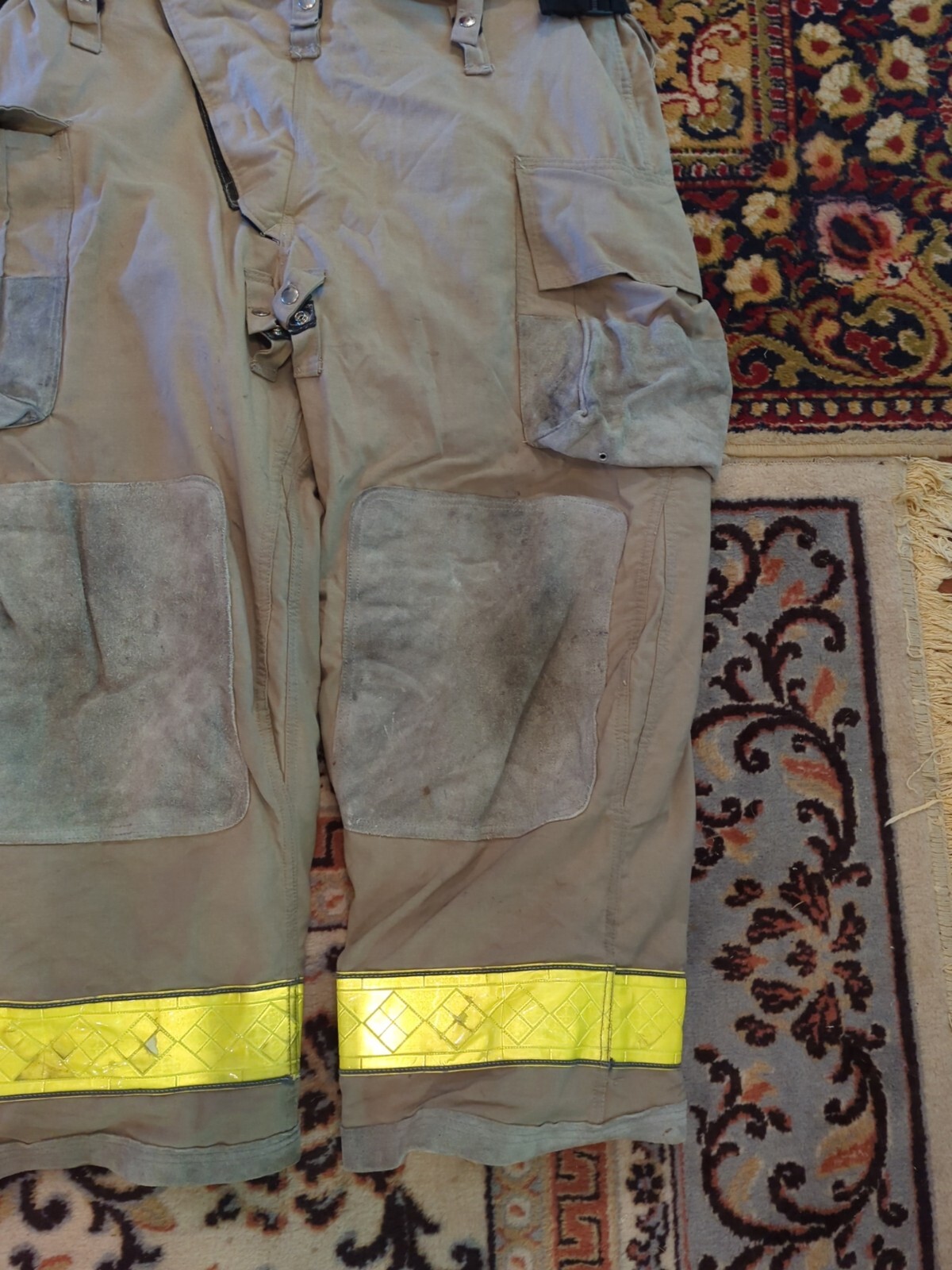 Retired Firefighter Gear Turnout Pants FIRE USED Size 46 X 30 See Pics