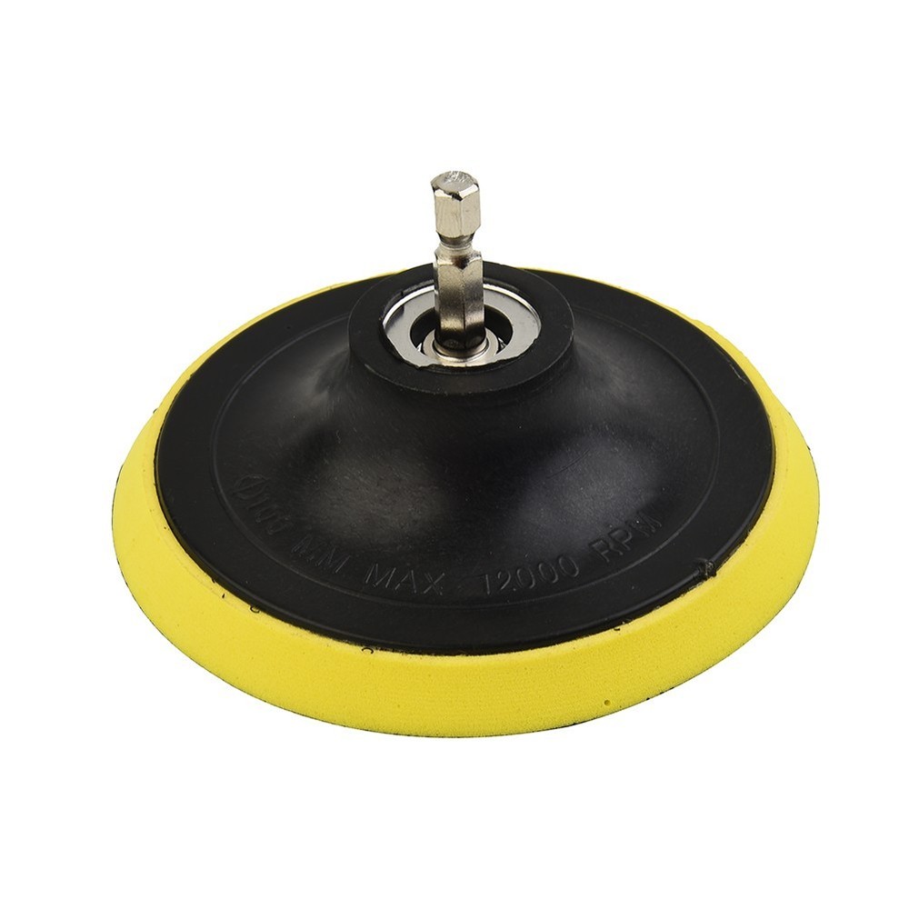 4inch 100mm Hook And-Loop Buffing Pad Rotary Backing Pad With M10 Drill Adapter