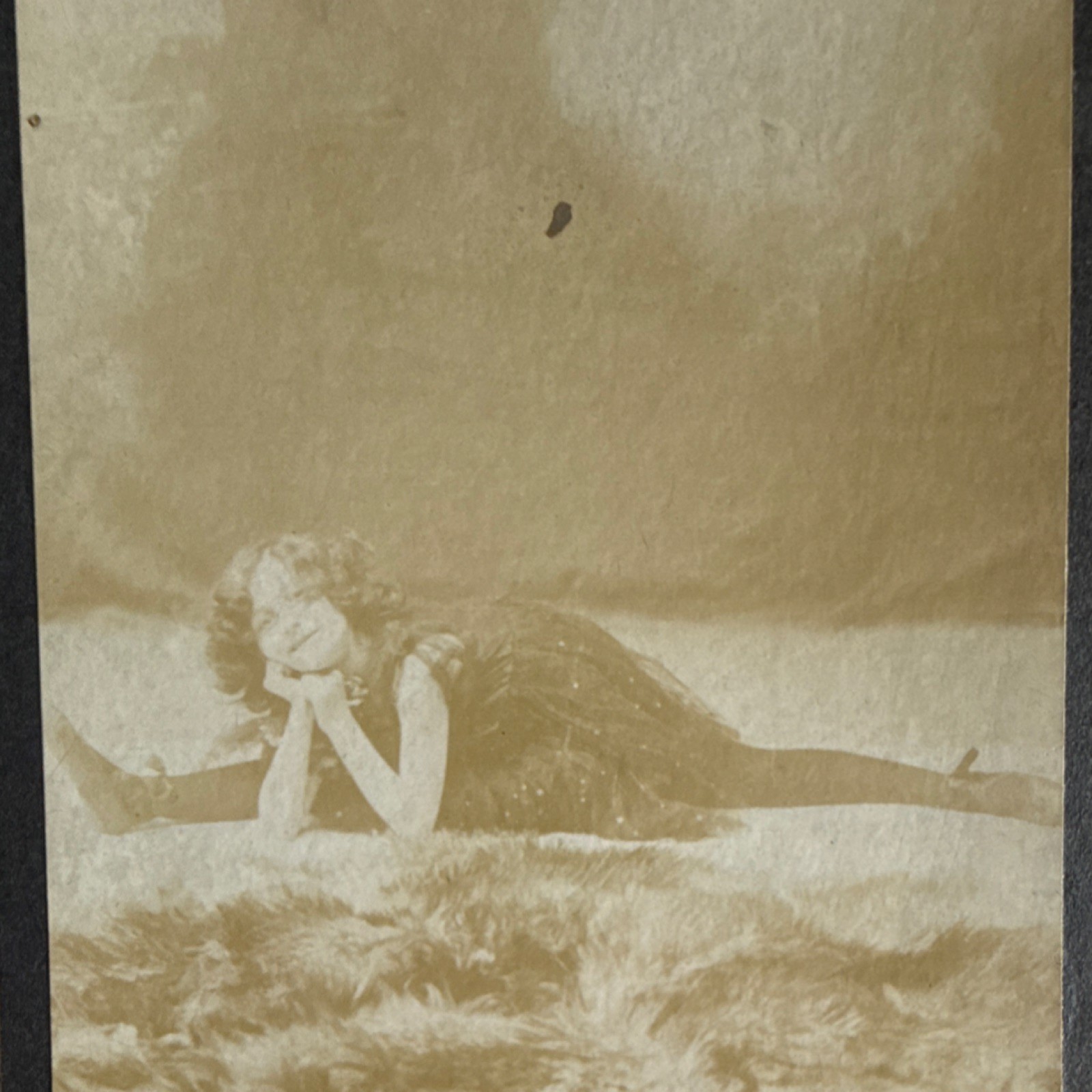 Wendt Cabinet Card Photograph Woman Sepia Portrait Brooklyn NY" Vintage