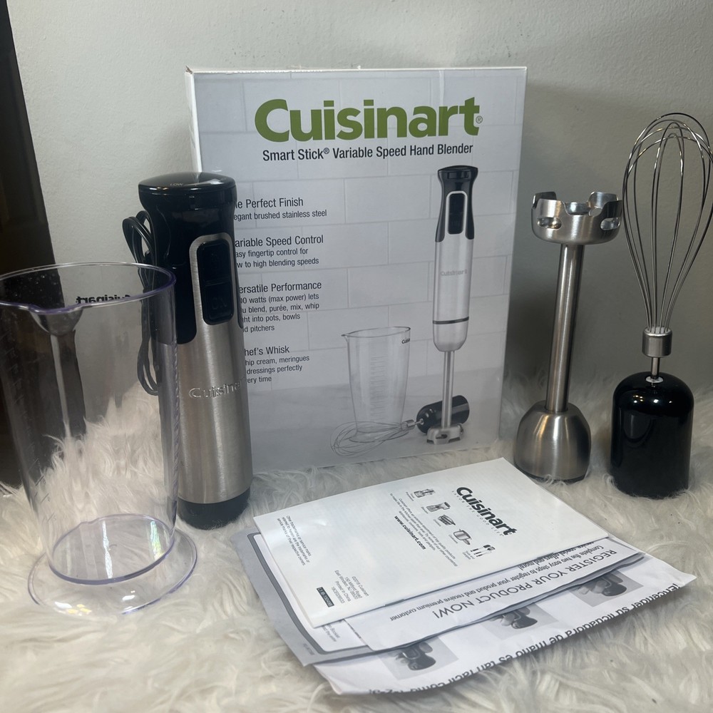 Cuisinart Smart Stick Variable Speed Hand Immersion Blender  HB-120PC EUC