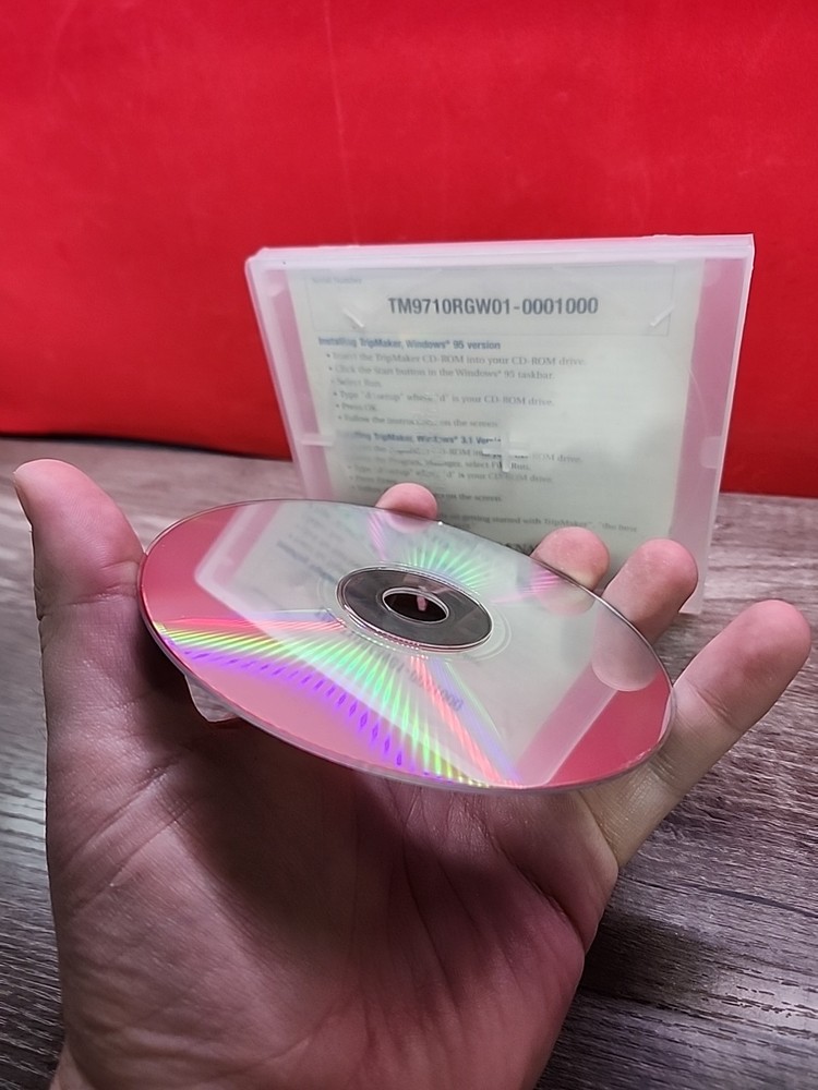 RAND McNALLY Trip Maker 1997 Edition CD-ROM w/ Manual
