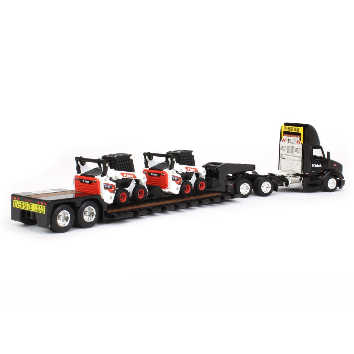 ERTL 1/64 Peterbilt 579 w/ Lowboy & 2 Bobcat S76 Skid-Steer Loaders 16446