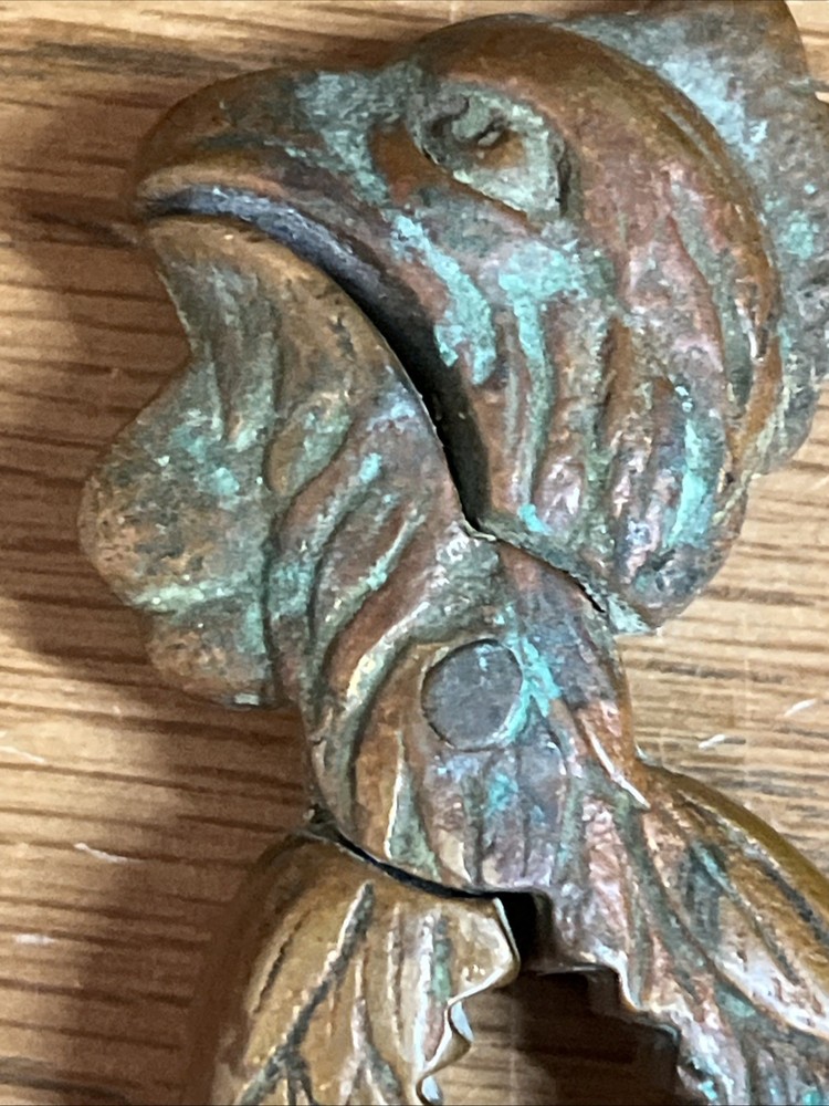 Vintage solid Metal Rooster chicken Nut Cracker, Bottle opener .