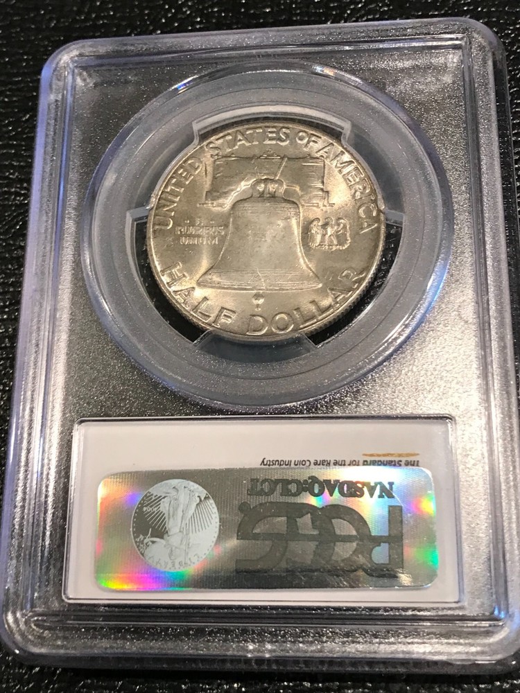 A MS64FBL PCGS 1948 D FRANKLIN SILVER HALF DOLLAR-JAN102
