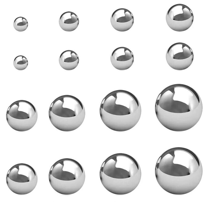304 Stainless Steel Ball Dia 1-125mm Bearing Ball G200 High Precision Metal Ball