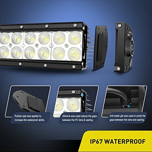 LED Light Bar 22 in 32 in 42 in 50 in Curved Truck Lamps Off Road for Jeep VS 52
