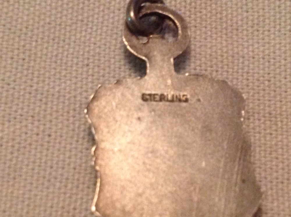 U.S.N. Vintage Sterling Silver Medallion Charm