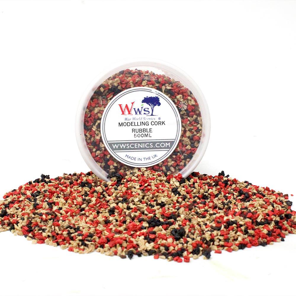 Modelling Cork Rubble | Wargame Scenery & Basing Material