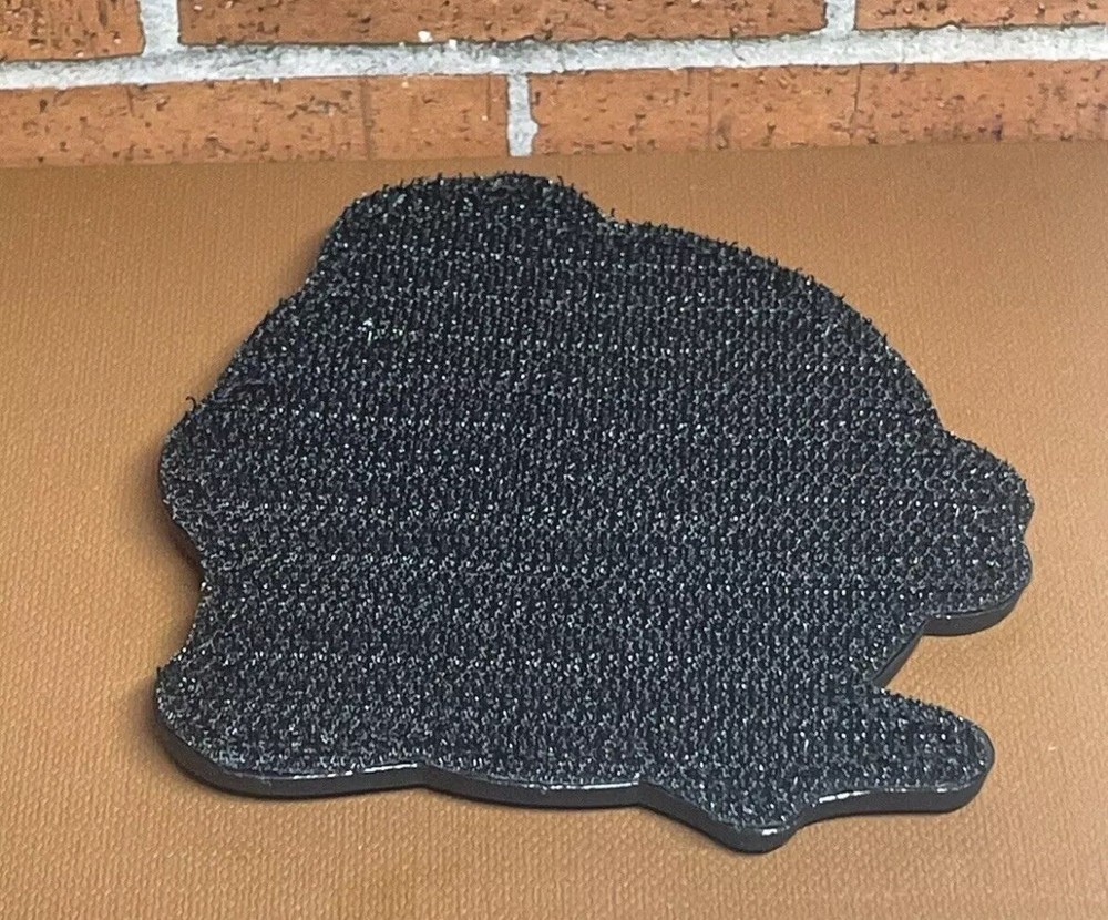 3D Bitch Hunter Titties PVC Patch Hook Backed Brown Tactical Morale Rubber Patch