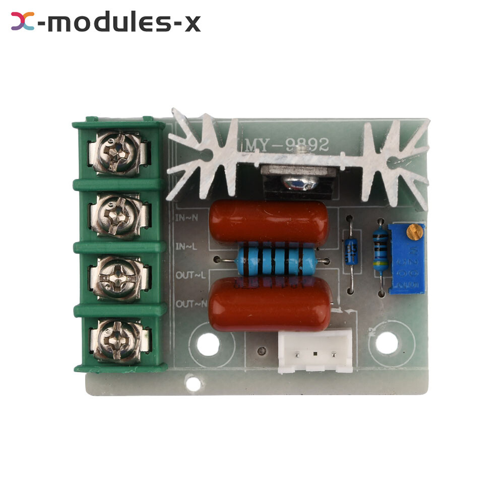 AC50-220V 2000W Voltage Regulator Module Motor Speed Controller Light Dimmer Kit