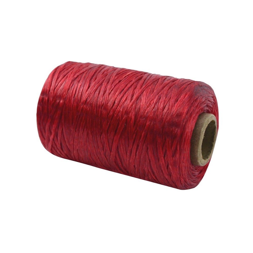 Single Spool Artificial Red Deer Sinew Waxed Beading Craft Poly Thread Wax Sinue