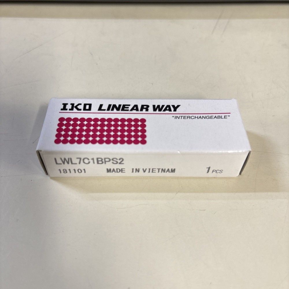 IKO LWL7C1BPS2 Miniature Linear Guide Assembly