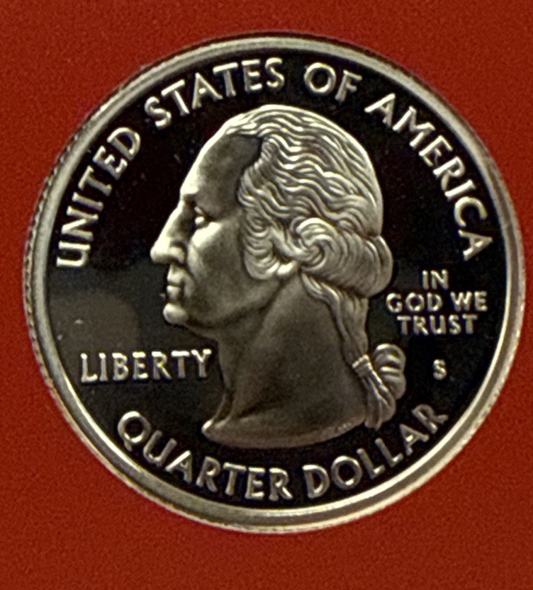2005-S Oregon Silver Proof State Quarter 90% Silver From Proof Set