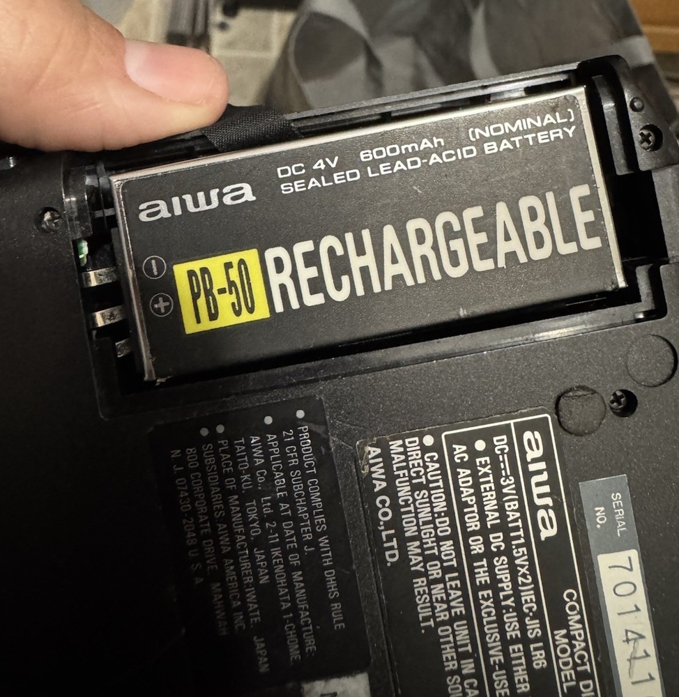 Rare Aiwa XP-7AU Compact Disc CD Player Untested Read Description