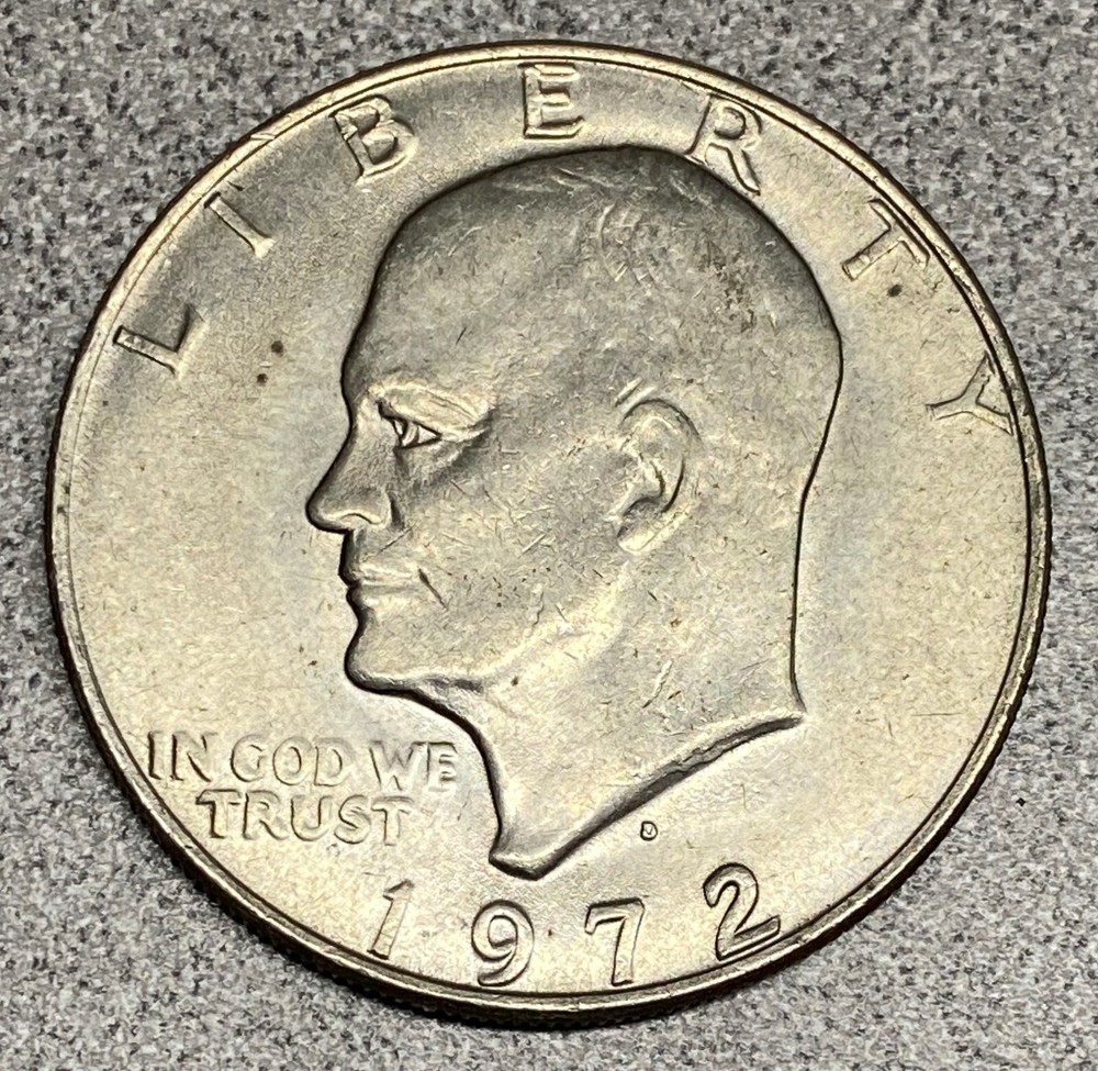1972-D Eisenhower Dollar - Nice Condition