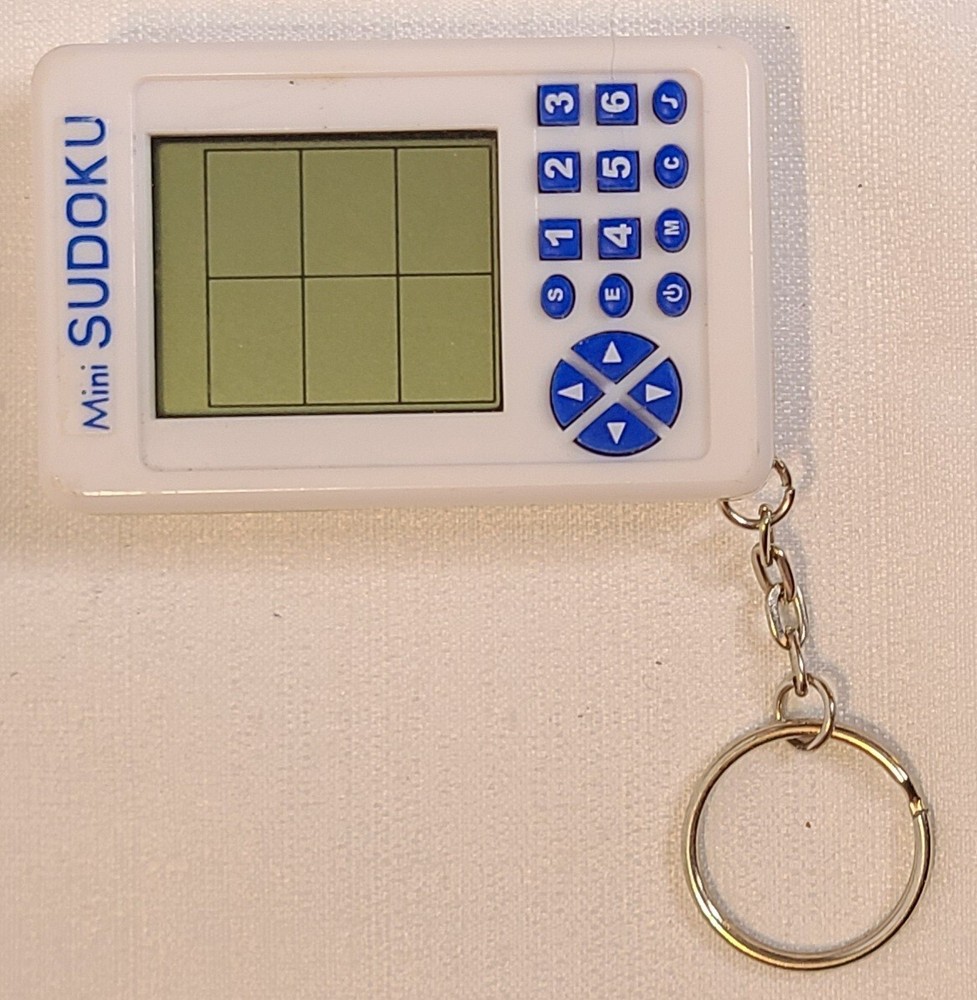 MINI SUDOKU ELECTRONIC HANDHELD KEYCHAIN LCD GAME