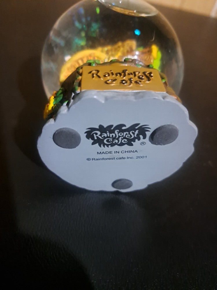 Rainforest Cafe Vintage Snow Globe (Rare, 2001)