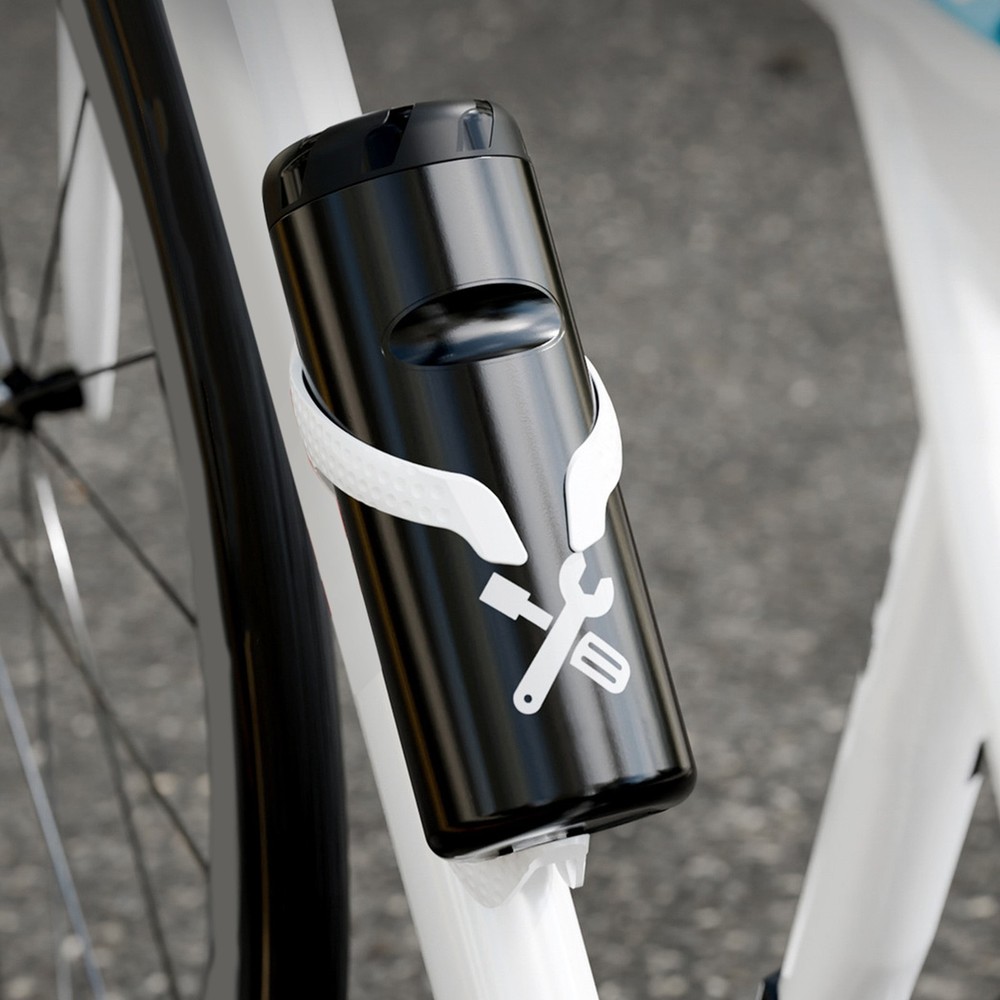Cycling Tool Bottle Waterproof Storage Bottle Bike Tools Container Space Saving