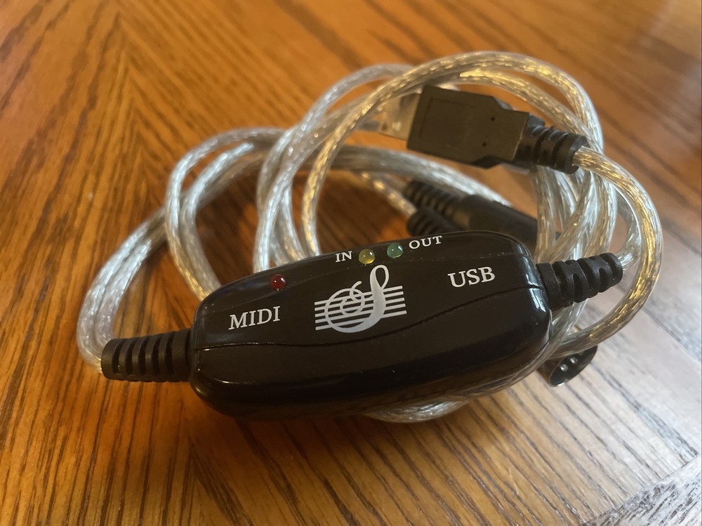 Generic 1x1 Midi To Computer Interface 1 In 1 Out  Portable