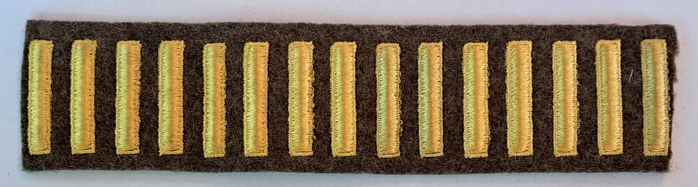 Vintage Original WWII U.S. Army Wool Overseas Bar Patch