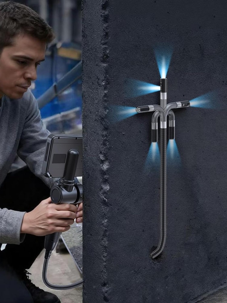 Versatile 1080P Inspection Camera - Waterproof, Compact & Portable 5FT Tool