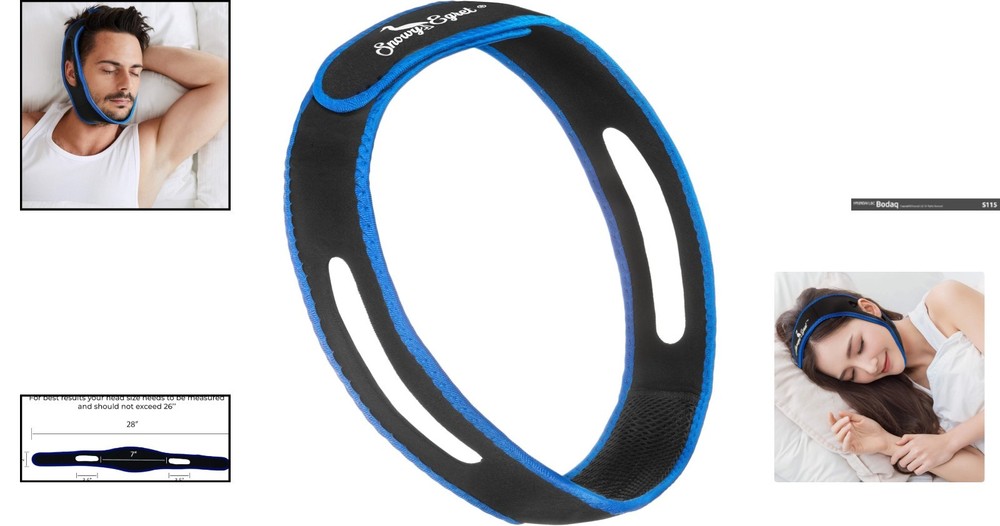 Comfortable Chin Strap for Better Sleep - Adjustable Snoring Solution for All